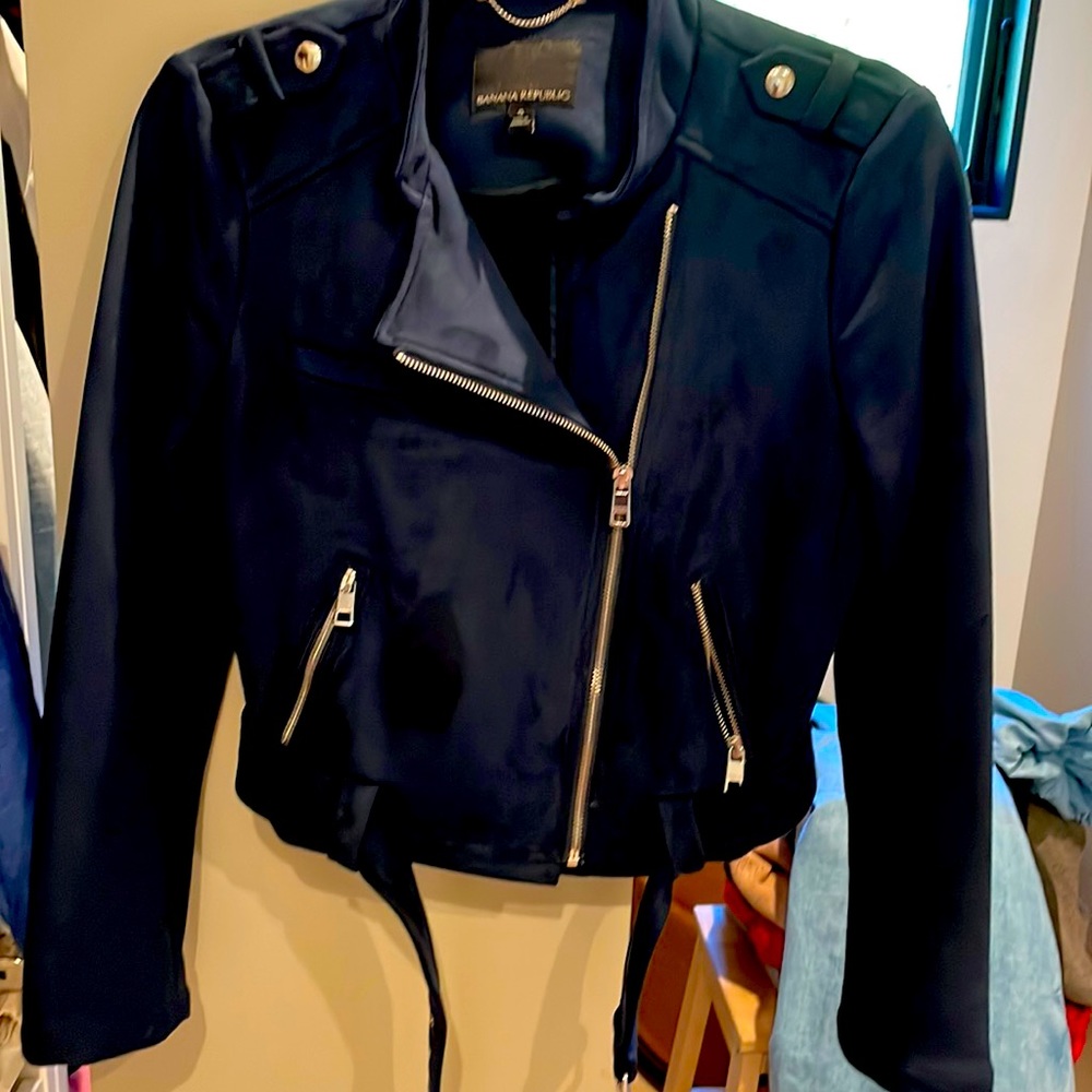 - Banana Republic suede Blazer